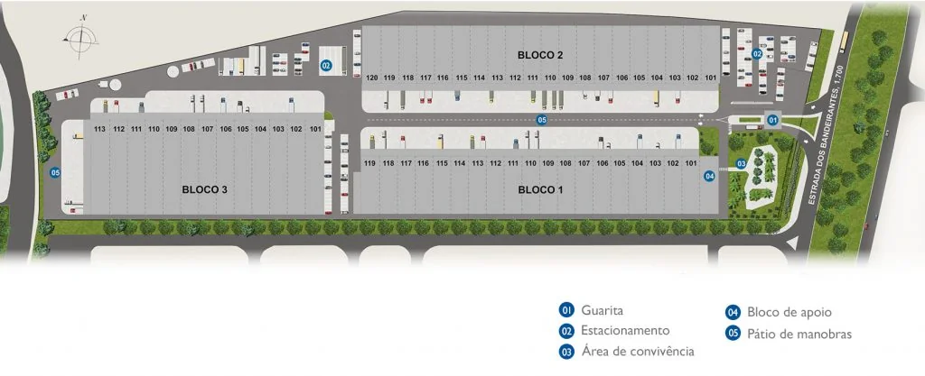 Planta — Bandeirantes I